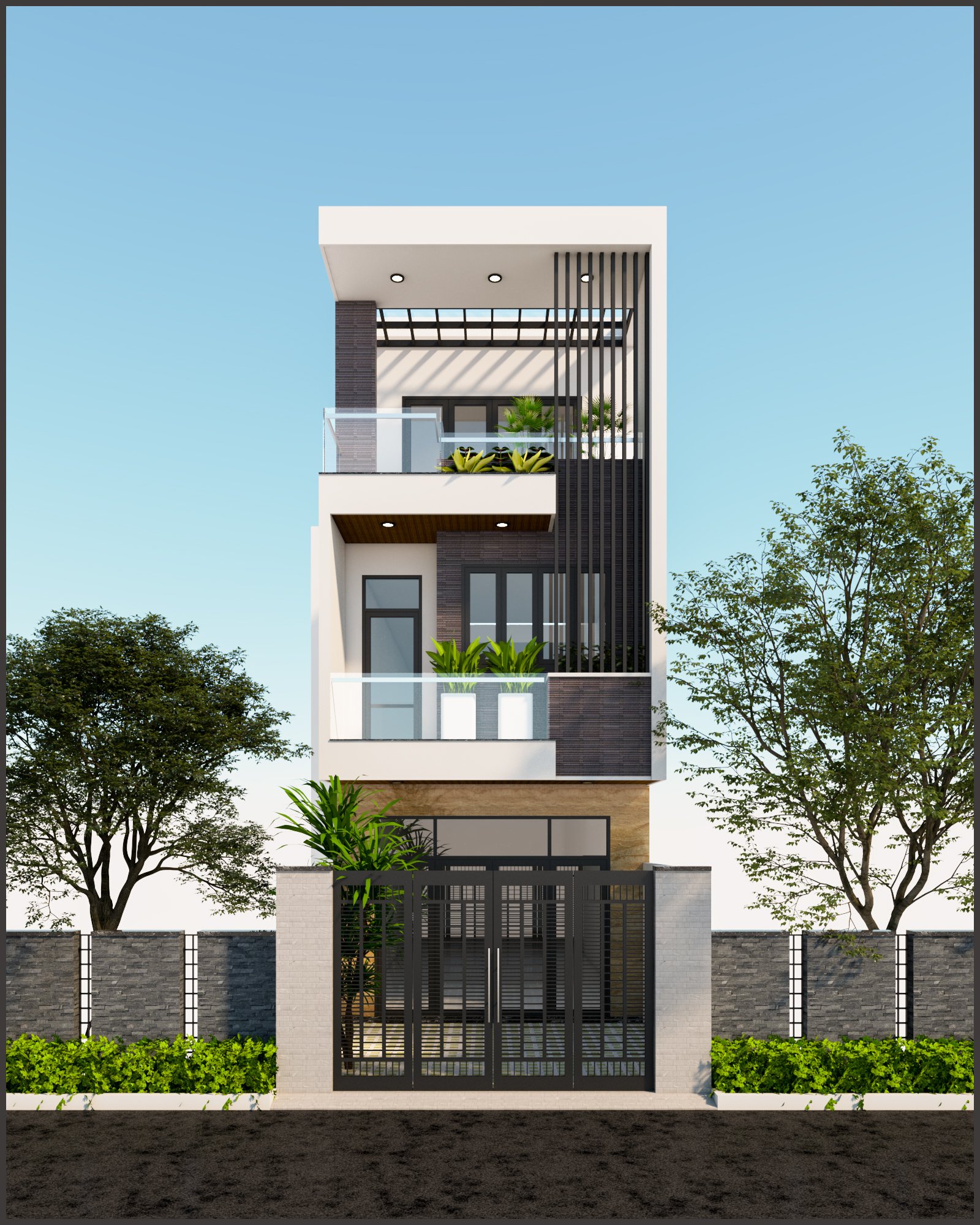 NHÀ Ở GIA ĐÌNH ÔNG TÍN