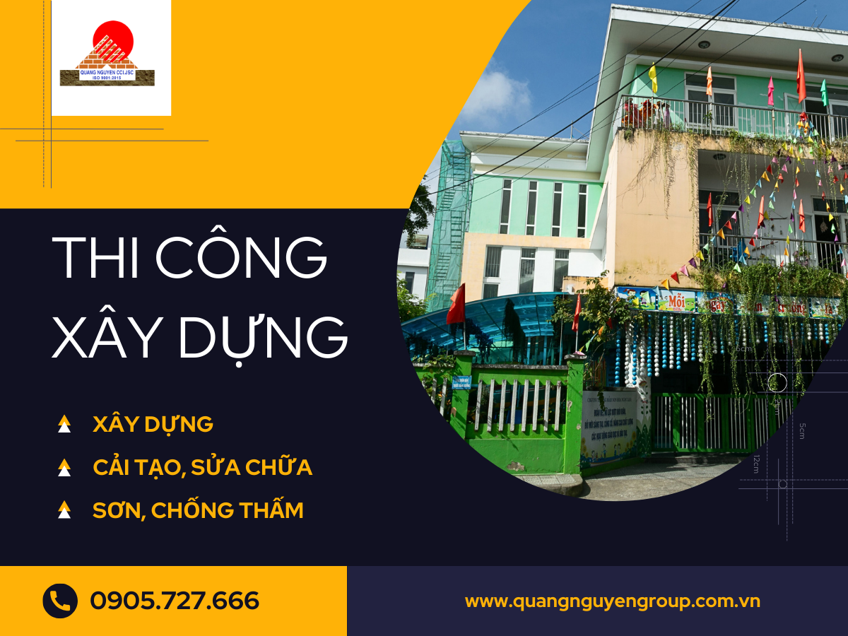 CẢI TẠO SỬA CHỮA TRƯỜNG MẦM NON