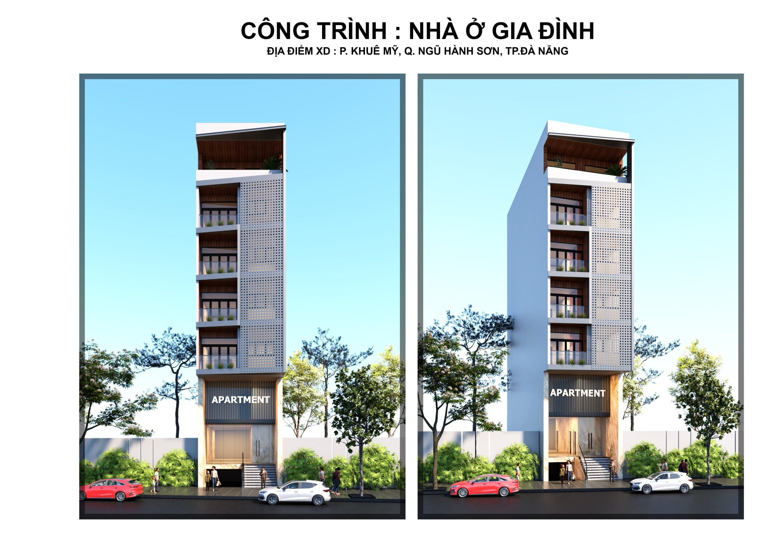 NHÀ Ở KẾT HỢP CĂN HỘ – ĐƯỜNG HỒ XUÂN HƯƠNG