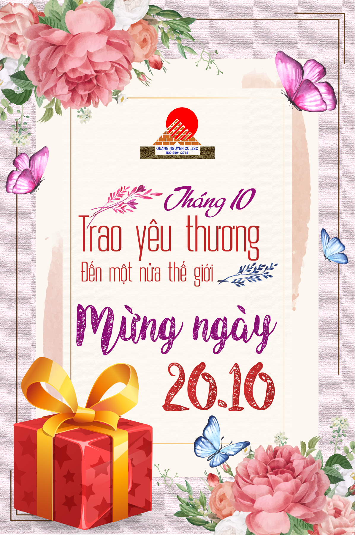 Chúc mừng ngày Phụ Nữ Việt Nam 20/10/2023