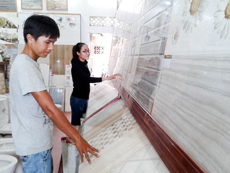 Gạch ốp lát trong nước dần lấy lại thị phần